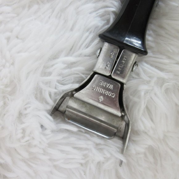 Corning Ware Casserole Handle - Twist Lock On Locking Detachable Black Vintage - Picture 4 of 4